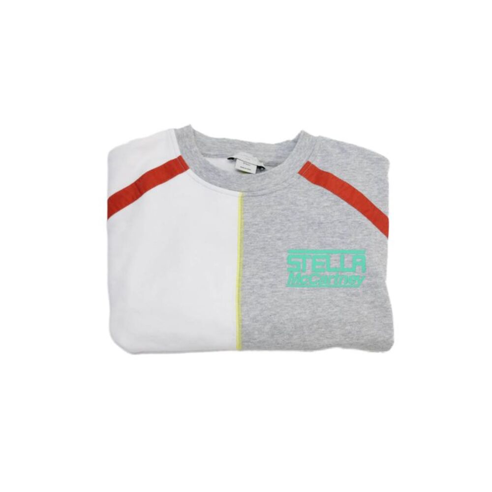 Stella McCartney Kids Unisex Kids Cotton Graphic Sweatshirt Gray Size 10